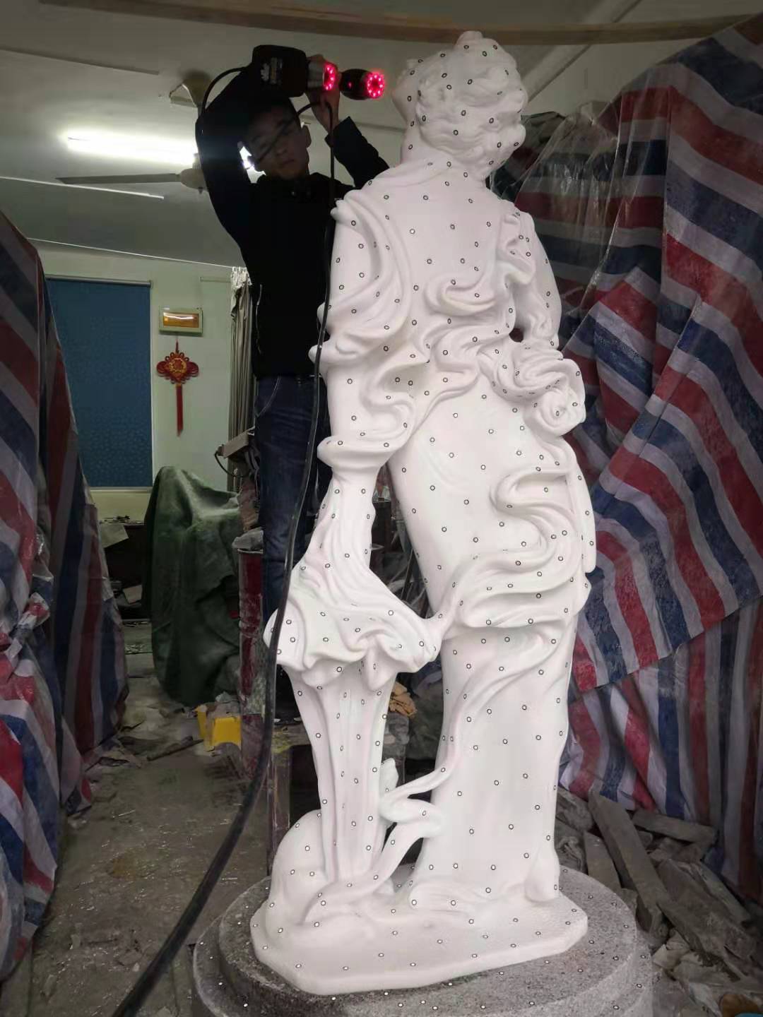 某美院艺术雕刻扫描